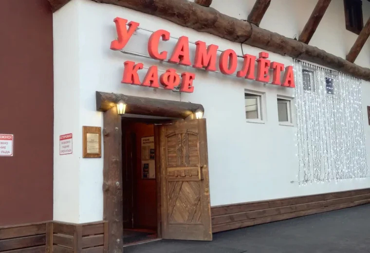 У самолета
